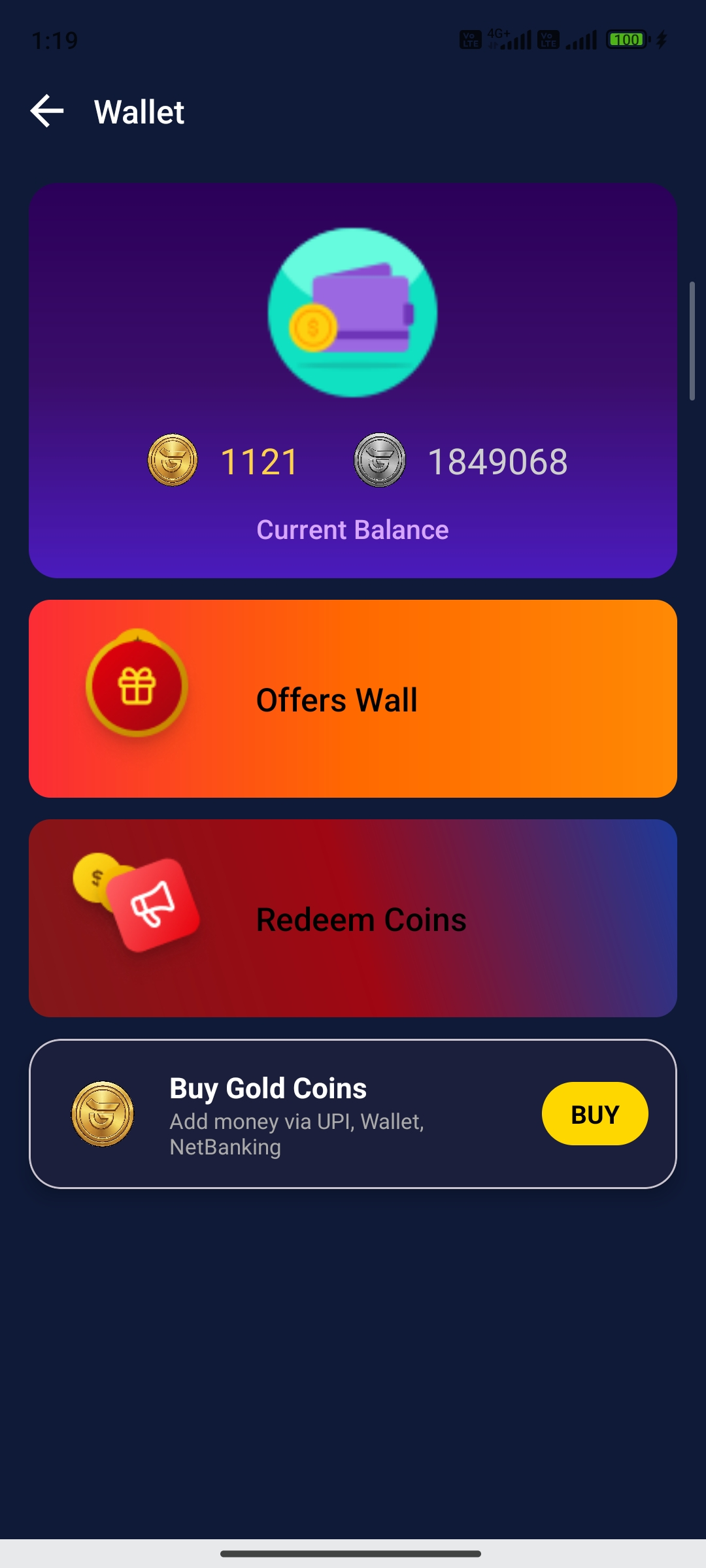 Gameonix In-App Coin Earnings and Secure Multi-wallet System